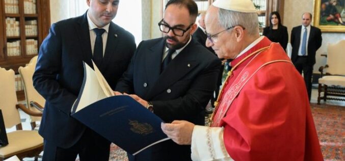 Папата Лав XIV ги прими регентите на Република Сан Марино