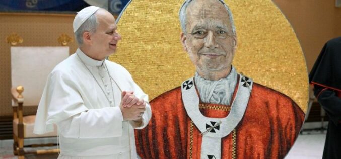 Мозаик со портрет на папата Лав XIV за базиликата „Свети Павле“ надвор од ѕидините е готов