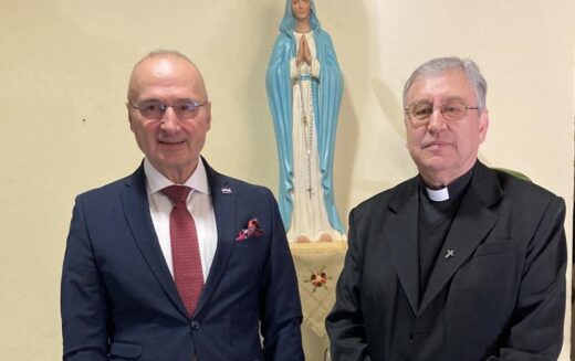 Бискупот Стојанов се сретна со министерот за надворешни и европски работи на Република Хрватска, д-р Гордан Грлиќ Радман