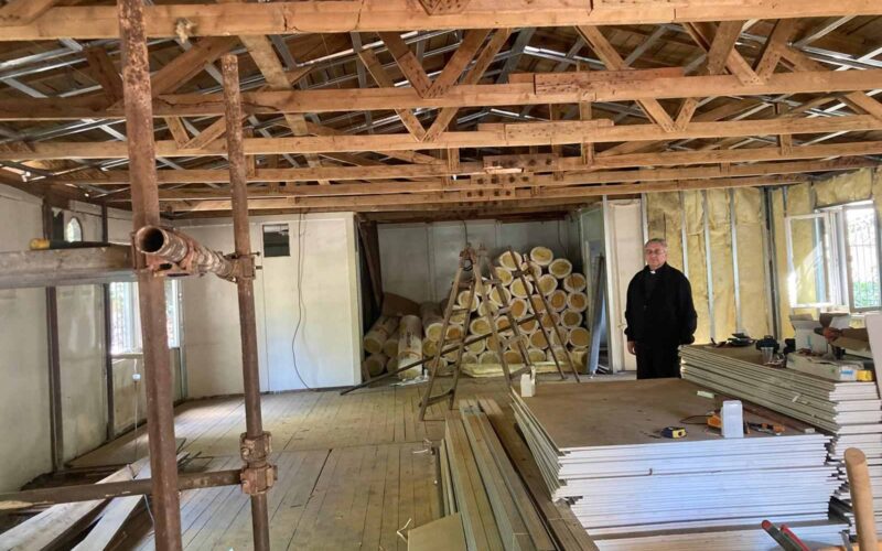 Бискупот Стојанов ја посети обновата на црквата „Свети Јосиф“ на Бит-пазар во Скопје