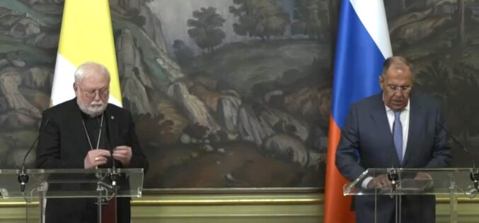 Надбискупот Галагер во Москва: Војната во Украина мора да заврши