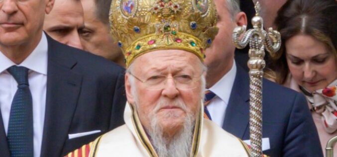 Вартоломеј I повика на крај на „геоцидот“ и на одржлив развој