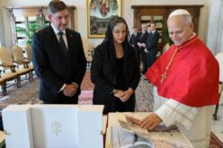 Папата Лав XIV ја прими претседателката на Република Словенија