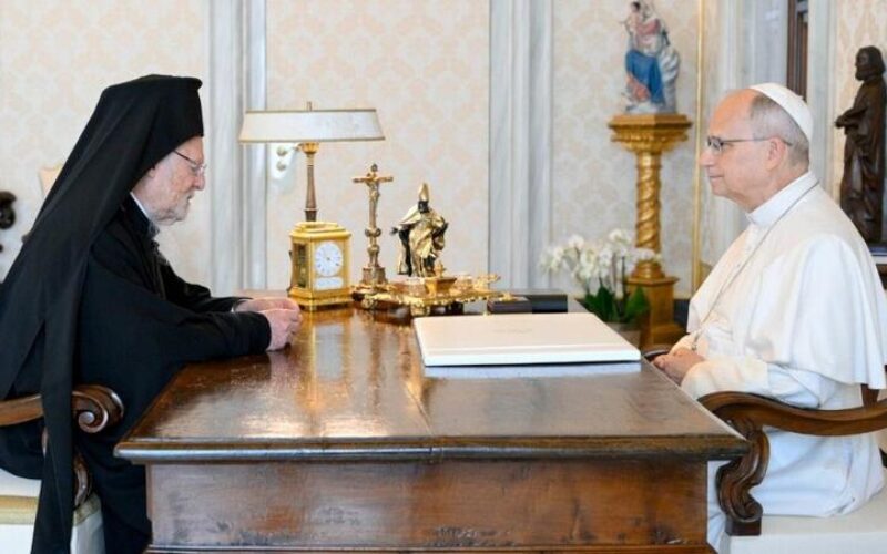 Папата Лав XIV го прими патријархот Вартоломеј